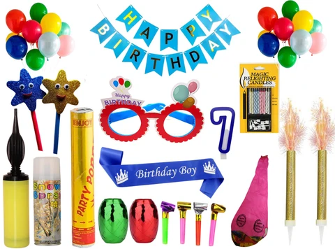 Birthday celebration essentials
