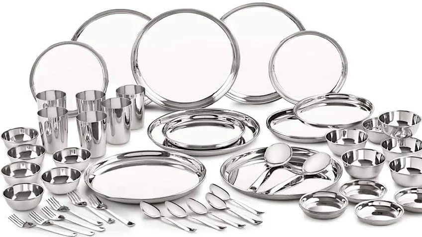 Steel utensils and kitchenware